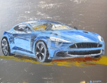 Painting titled "aston-martin-vanqui…" by Bertrand Domin, Original Artwork