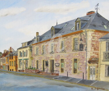 绘画 标题为“Auberge-de-l-abbaye…” 由Bertrand Domin, 原创艺术品, 油