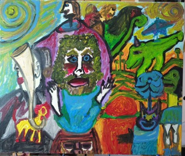 Peinture intitulée "Mi mundo clama su v…" par Dalca, Œuvre d'art originale, Acrylique Monté sur Châssis en bois