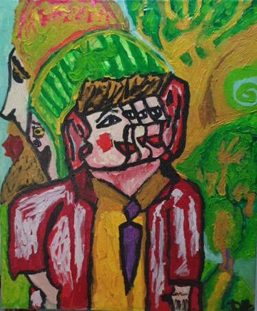 Rueda de vida en la tierra Peinture intitulée "Rueda de vida en la…" par Dalca, Œuvre d'art originale, Acrylique Monté sur Châssis