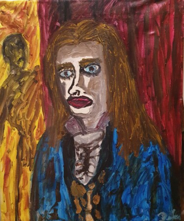 Pintura titulada "Sombra de un desgra…" por Dalca, Obra de arte original, Acrílico Montado en Bastidor de camilla de madera