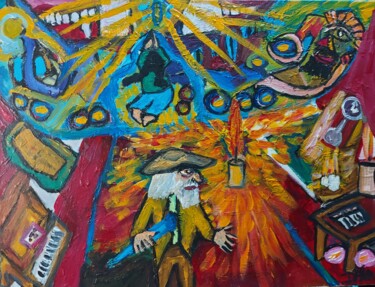 Pintura titulada "Inundación de luz" por Dalca, Obra de arte original, Acrílico Montado en Bastidor de camilla de madera