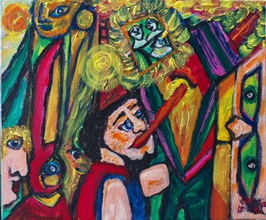 Pintura titulada "No se burle usted" por Dalca, Obra de arte original, Acrílico Montado en Bastidor de camilla de madera