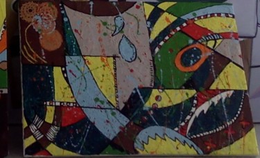 「Água fonte de vida-…」というタイトルの絵画 Mille Tavares El Doradoによって, オリジナルのアートワーク, アクリル