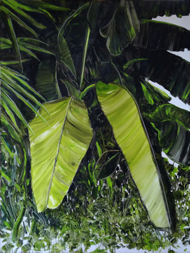 Peinture intitulée "Part of Eden Too" par Dominic Virtosu, Œuvre d'art originale, Huile Monté sur Châssis en bois