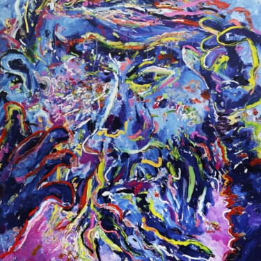 Pintura titulada "Self-Expression in…" por Dominic Virtosu, Obra de arte original, Oleo Montado en Bastidor de camilla de ma…