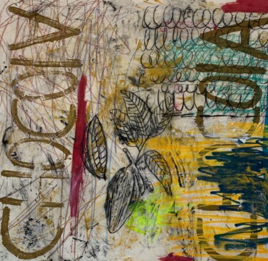 Schoki Peinture intitulée "Schoki" par Dominik Robert Brunner, Œuvre d'art originale, Acrylique