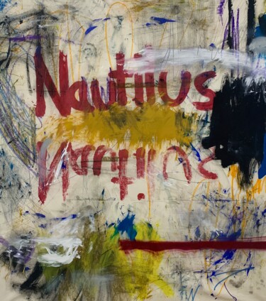 Pintura intitulada "Nautilus" por Dominik Robert Brunner, Obras de arte originais, Acrílico