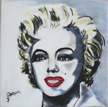 Peinture intitulée "Marilyn" par Dominique Ansquer, Œuvre d'art originale