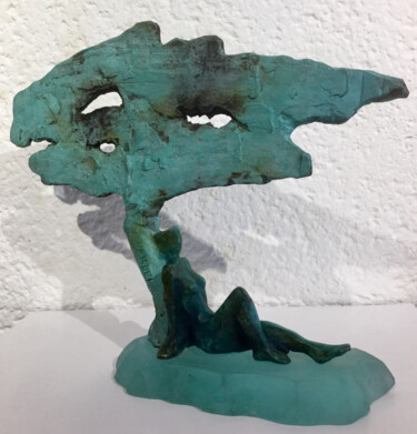 Sculpture intitulée "Un instant de déten…" par Dominique Dardek, Œuvre d'art originale, Bronze