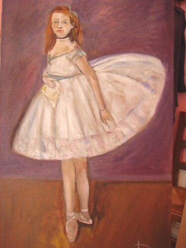 Peinture intitulée "petite danseuse / H…" par Dominique De Roo, Œuvre d'art originale
