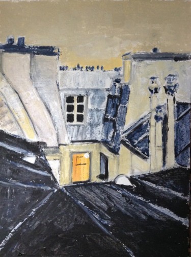 Pintura titulada "The Window" por Dominique Dève, Obra de arte original, Acrílico