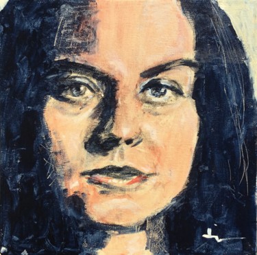 Painting titled "Amy" by Dominique Dève, Original Artwork, Acrylic