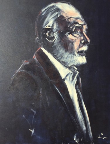 Картина под названием "Grand Portrait" - Dominique Dève, Подлинное произведение искусства, Акрил