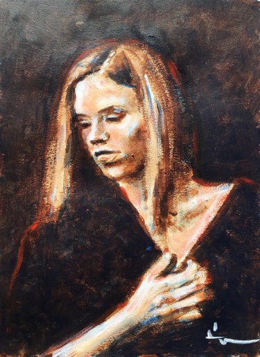 Peinture intitulée "Heart And Soul" par Dominique Dève, Œuvre d'art originale, Acrylique