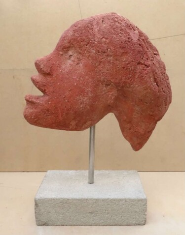 Sculpture intitulée "le cri" par Dominique Dupont Dartevelle, Œuvre d'art originale, Autre