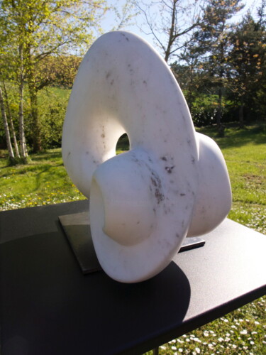 Sculpture titled "VOLUBILE" by Dominique Ferrandon-Lamy, Original Artwork, Stone