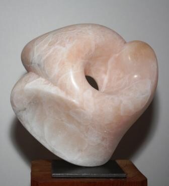 Sculpture intitulée "Spiralba2" par Dominique Ferrandon-Lamy, Œuvre d'art originale, Pierre