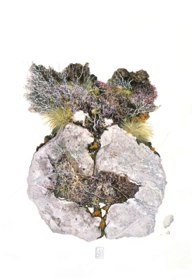 Les amoureux.jpg Peinture intitulée "Les amoureux.jpg" par Dominique Gais, Œuvre d'art originale, Encre Monté sur Carton