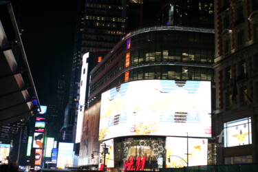 Photographie intitulée "Times Square 3" par Dominique Goujard, Œuvre d'art originale