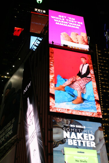 Photographie intitulée "Times Square 18" par Dominique Goujard, Œuvre d'art originale