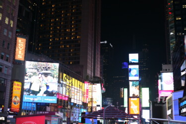 Photographie intitulée "Time Square 19" par Dominique Goujard, Œuvre d'art originale