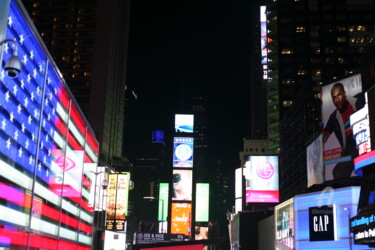 Photographie intitulée "Times Square 24" par Dominique Goujard, Œuvre d'art originale
