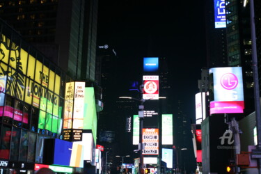 Фотография под названием "Times Square 27" - Dominique Goujard, Подлинное произведение искусства