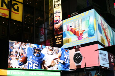 Фотография под названием "Time Square 34" - Dominique Goujard, Подлинное произведение искусства