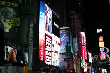 Photography titled "Times Square 74" by Dominique Goujard, Original Artwork