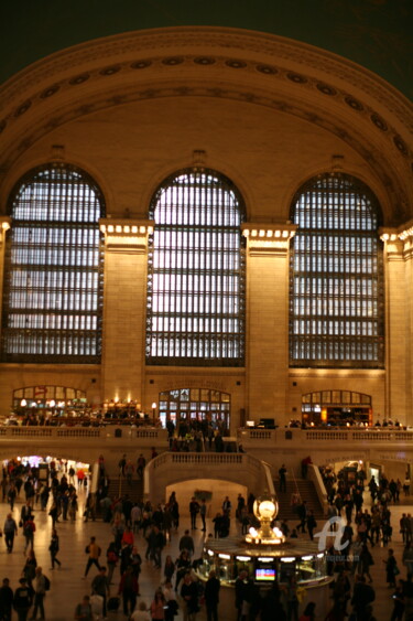 Photographie intitulée "Manhattan gare férr…" par Dominique Goujard, Œuvre d'art originale