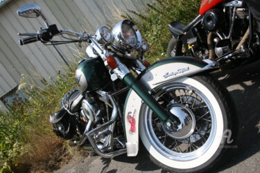 Photography titled "9525 harley-davidson" by Dominique Goujard, Original Artwork