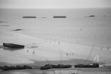 Fotografia intitulada "51 plage du Débarqu…" por Dominique Goujard, Obras de arte originais, Fotografia digital