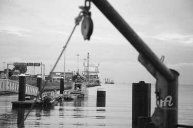 Fotografia zatytułowany „291 Port de pêche d…” autorstwa Dominique Goujard, Oryginalna praca, Fotografia cyfrowa