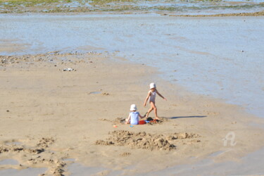 Fotografie getiteld "2016 Plage" door Dominique Goujard, Origineel Kunstwerk, Digitale fotografie