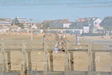 Photographie intitulée "2020 Plage" par Dominique Goujard, Œuvre d'art originale, Photographie numérique