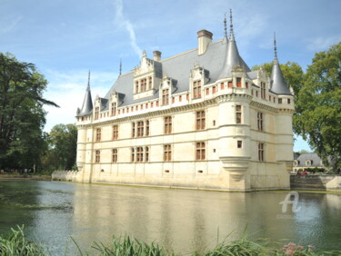 Photographie intitulée "2154 Château AZAY-L…" par Dominique Goujard, Œuvre d'art originale, Photographie numérique