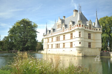 Photographie intitulée "2156 Château AZAY-L…" par Dominique Goujard, Œuvre d'art originale, Photographie numérique