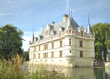 Photographie intitulée "2157 Château AZAY-L…" par Dominique Goujard, Œuvre d'art originale, Photographie numérique