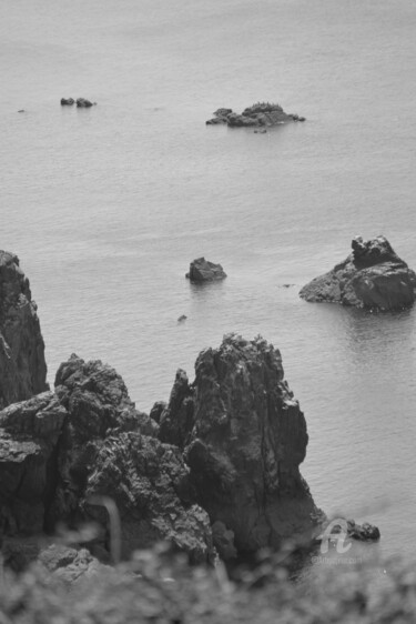 Photographie intitulée "6358 côte rocheuse…" par Dominique Goujard, Œuvre d'art originale, Photographie numérique