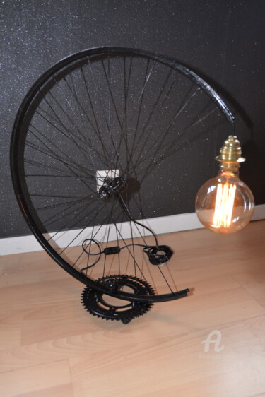 Design intitulée "6479 roue de vélo" par Dominique Goujard, Œuvre d'art originale, Photographie numérique