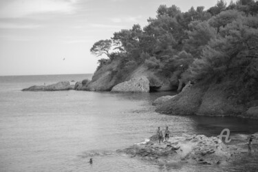 Photography titled "9107 C calanques" by Dominique Goujard, Original Artwork, Digital Photography