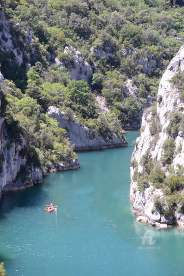 Photography titled "9140 Verdon" by Dominique Goujard, Original Artwork, Digital Photography