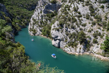 Photographie intitulée "9145 Verdon" par Dominique Goujard, Œuvre d'art originale, Photographie numérique