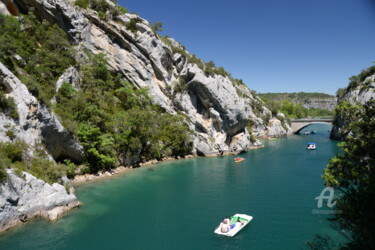 Photographie intitulée "9155 Verdon" par Dominique Goujard, Œuvre d'art originale, Photographie numérique