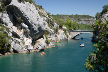 Photographie intitulée "9156 Verdon" par Dominique Goujard, Œuvre d'art originale, Photographie numérique