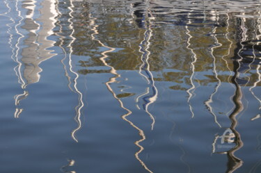 Photographie intitulée "Reflets d'eau" par Dominique Goujard, Œuvre d'art originale