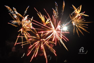 Photographie intitulée "Feux d'Artifice" par Dominique Goujard, Œuvre d'art originale