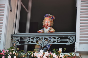 Fotografie getiteld "Clown" door Dominique Goujard, Origineel Kunstwerk