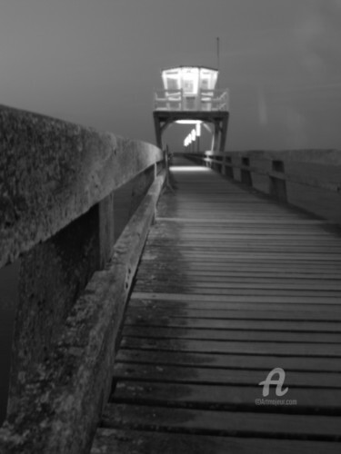 Photography titled "Passerelle" by Dominique Goujard, Original Artwork, Digital Photography